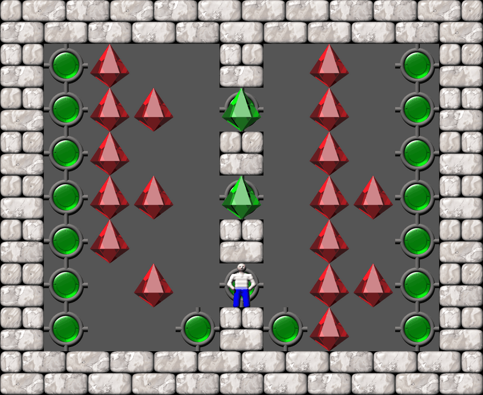 Сокобан Bugs collection 2 уровень 13